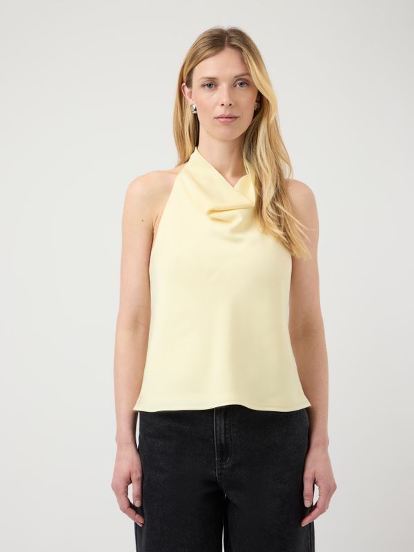 YAS Yaspella Halterneck Top - Anise Flower
