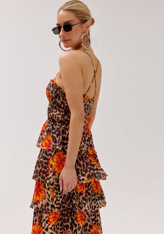 Harper and Yve Dina Jurk Lexie Leopard Bloom
