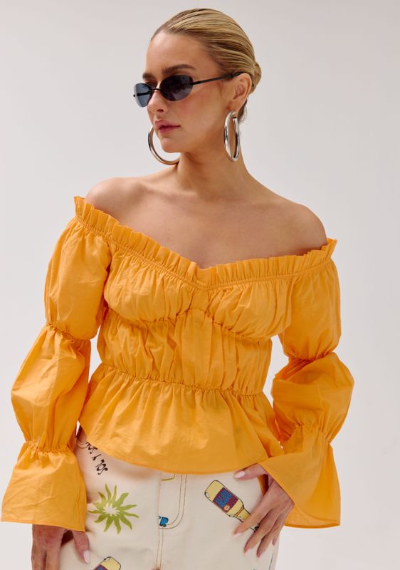 Harper and Yve Roan blouse oranje
