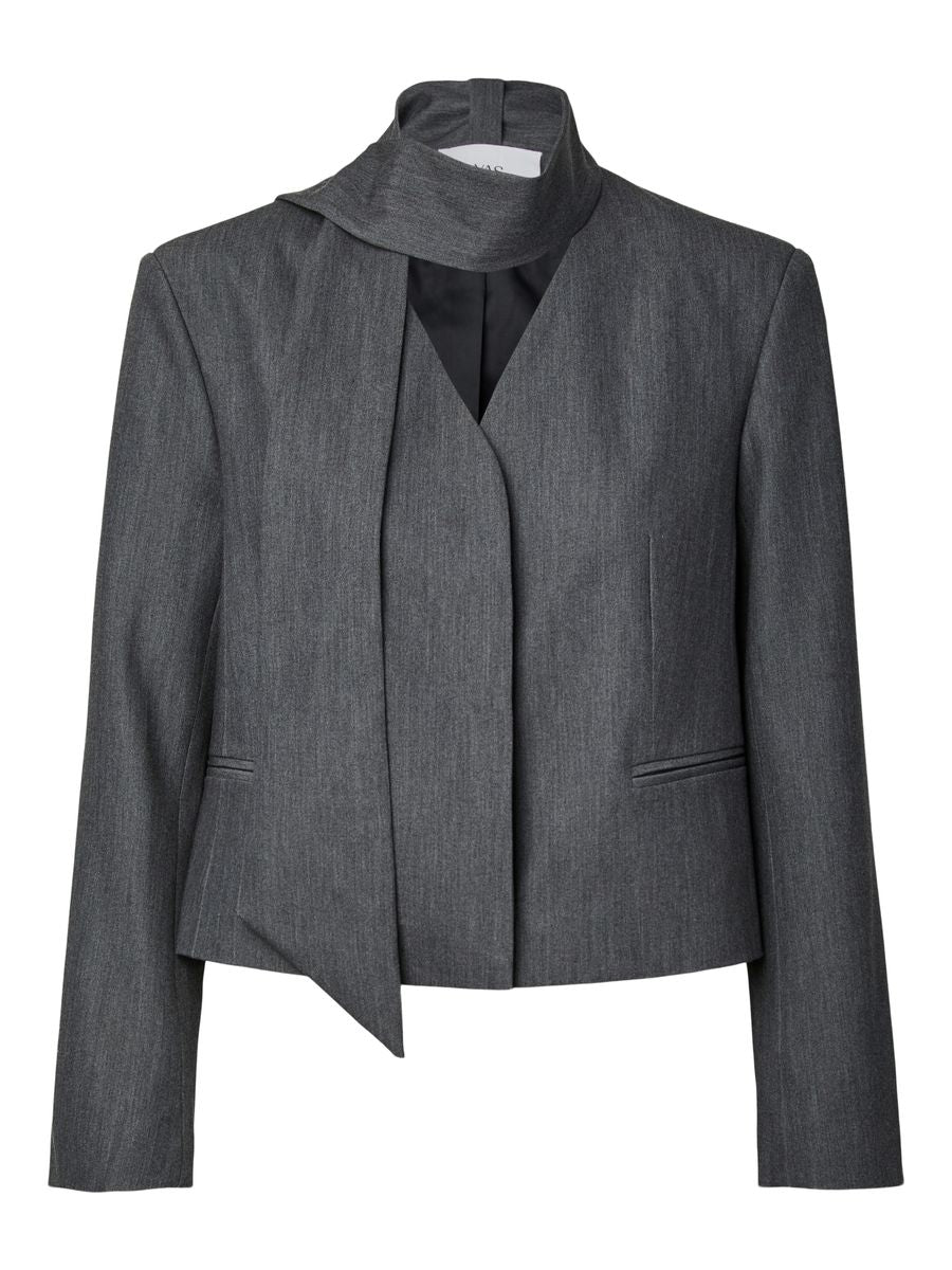 YAS YASINVA LS SHORT SCARF TOP