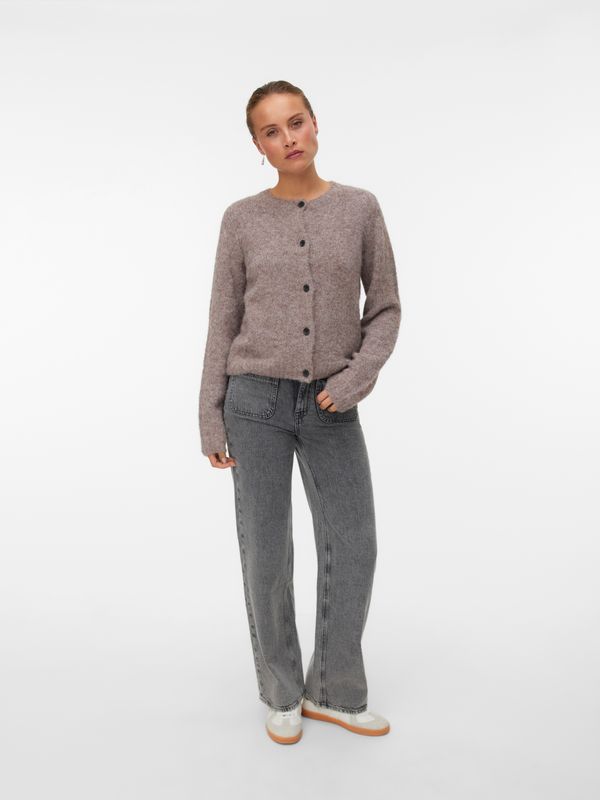 Vero Moda VMNOVAH LS O-NECK BUTTON CARDI GA N