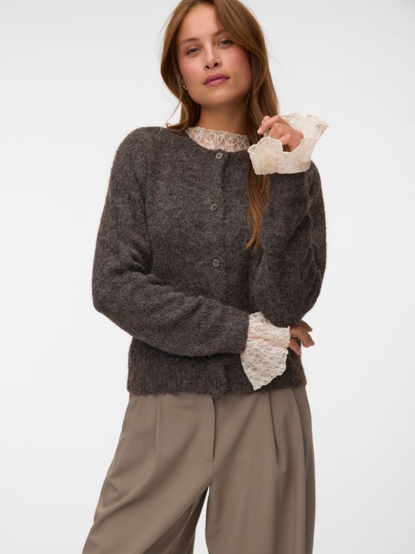 Vero Moda VMNOVAH LS O-NECK BUTTON CARDI GA N