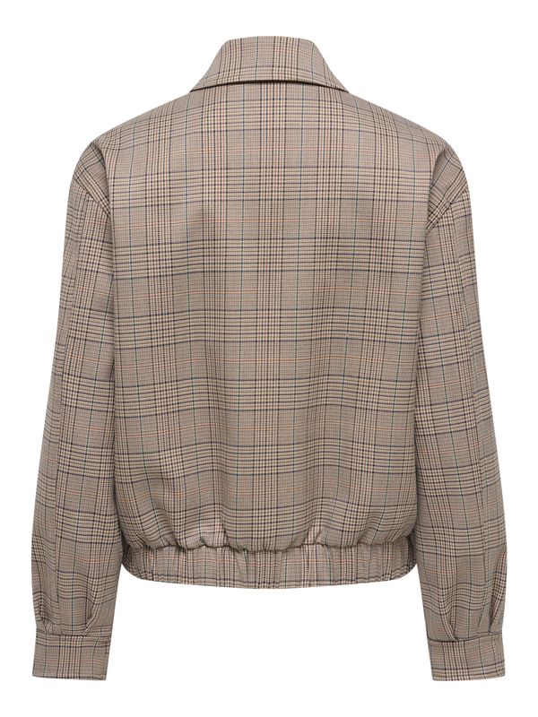 Only ONLURSULA CHECK BOMBER JACKET OTW