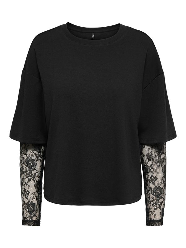 Only ONLTAHLIA L/S LACE TOP PR JRS
