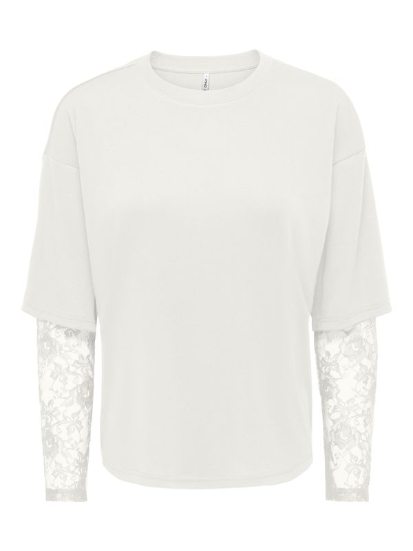 Only ONLTAHLIA L/S LACE TOP PR JRS