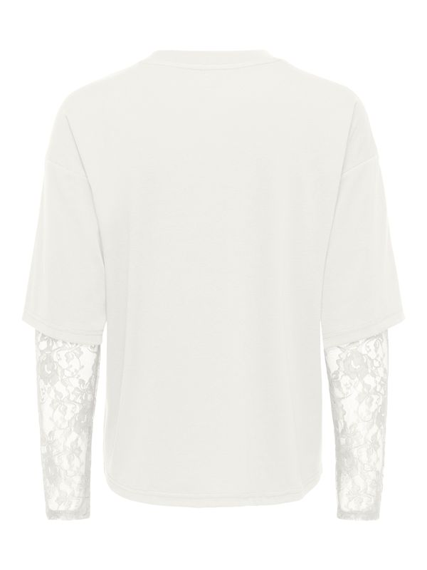 Only ONLTAHLIA L/S LACE TOP PR JRS