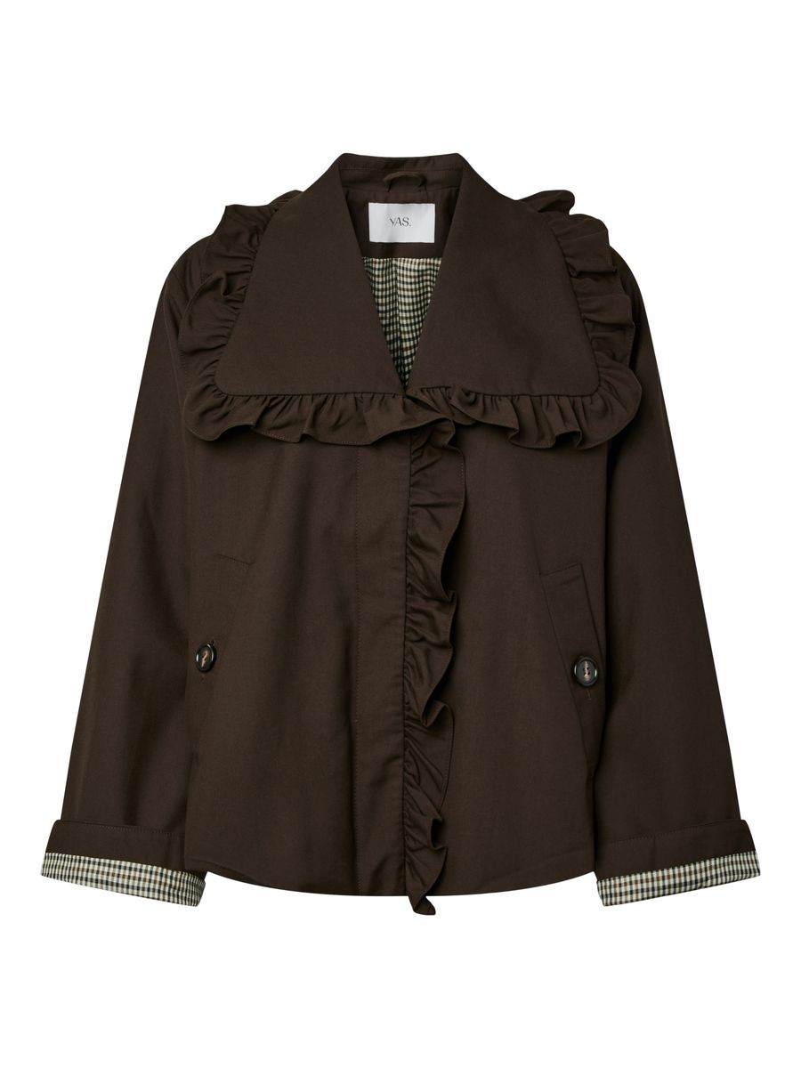 YAS YASELSIA LS SHORT TRENCHCOAT