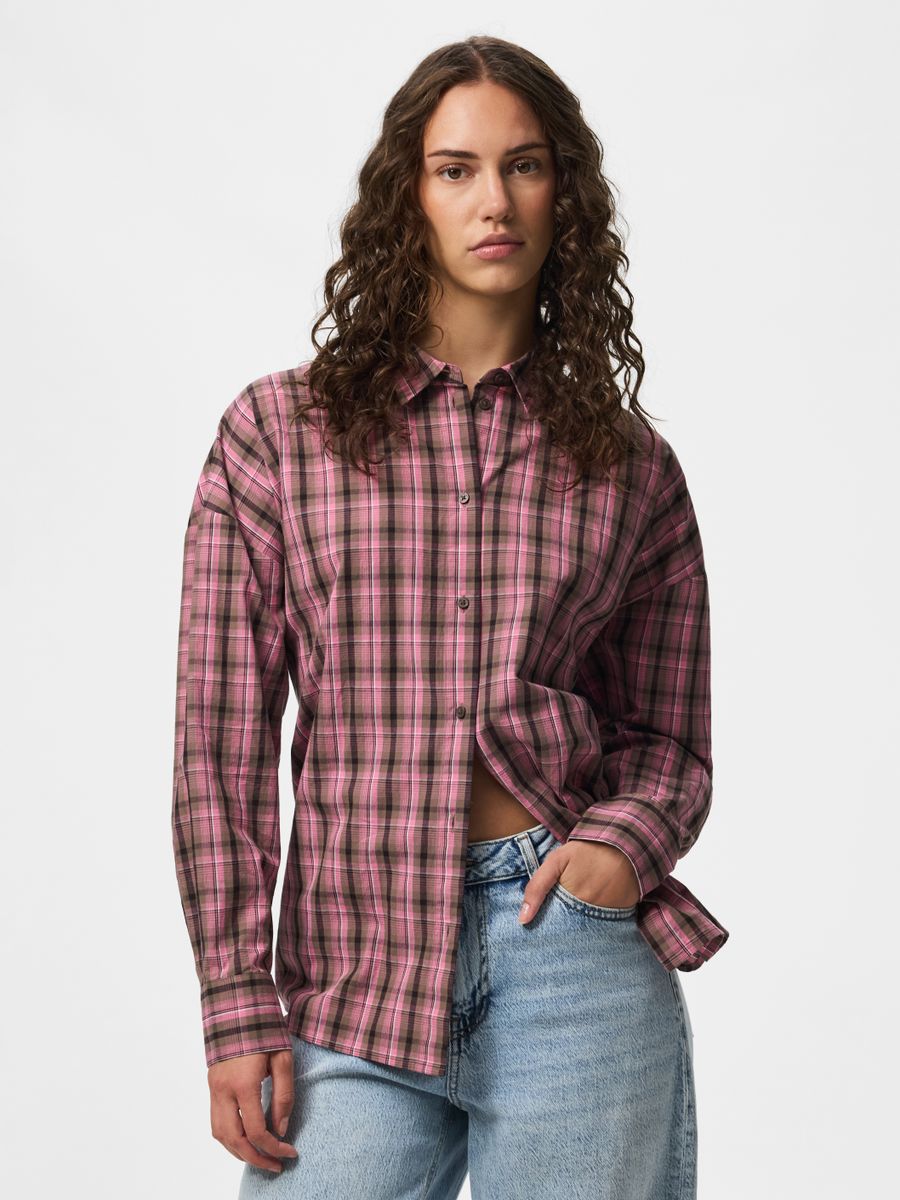Pieces PCEVERETT L/S LOOSE SHIRT WVN