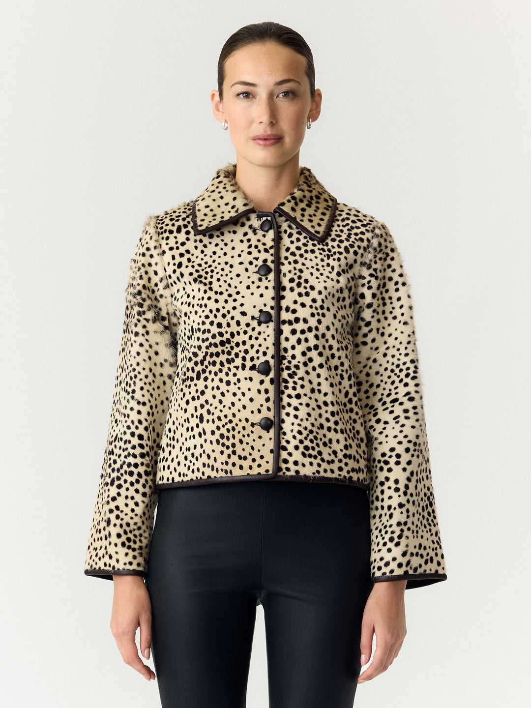 YAS YASCHEEMI LS LEATHER JACKET - D2D