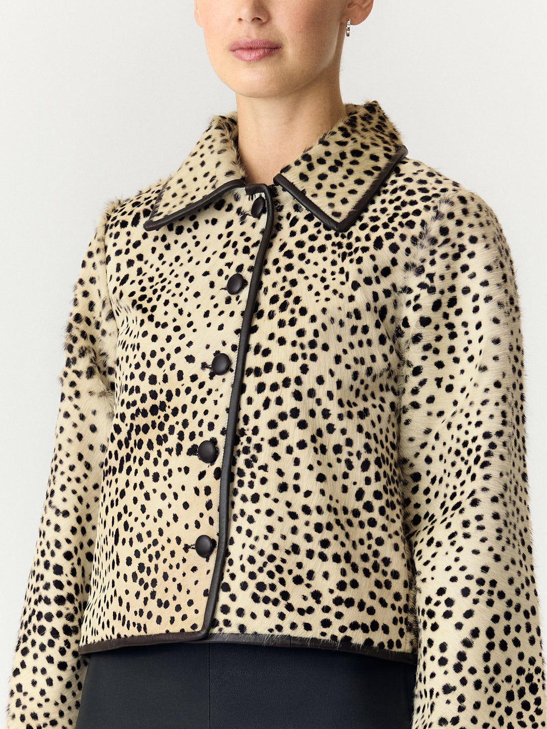 YAS YASCHEEMI LS LEATHER JACKET - D2D
