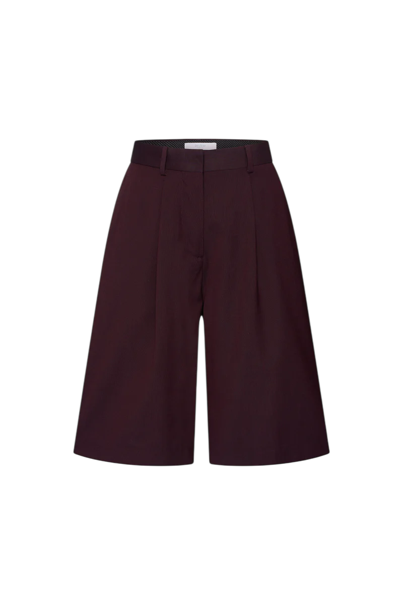 By-Bar Finn Bermuda Short - Dark Wine