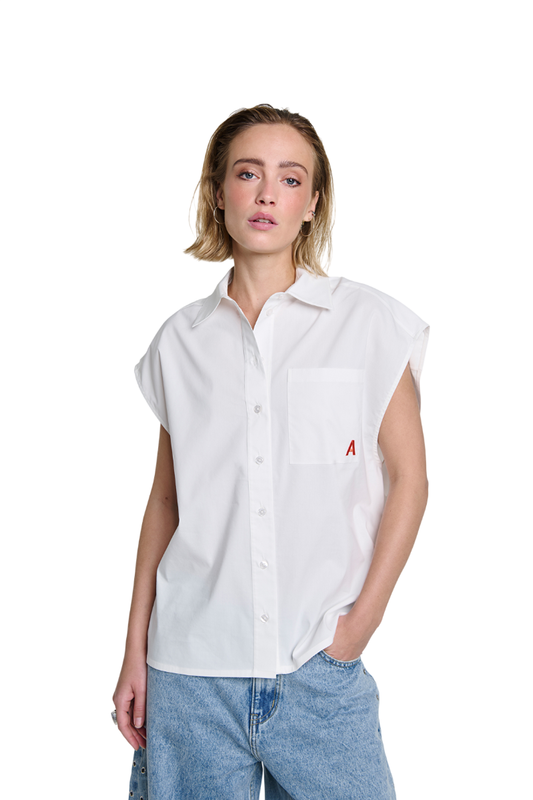 Alix the Label Sleeveless Blouse - Soft White