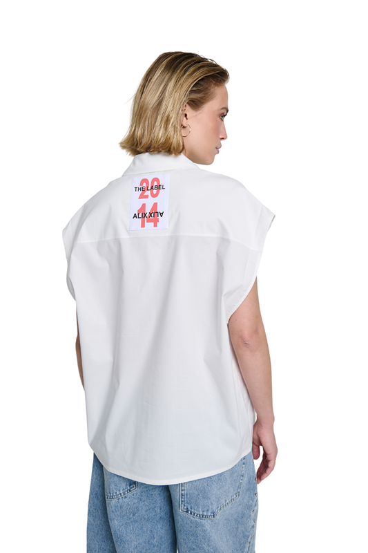 Alix the Label Sleeveless Blouse - Soft White