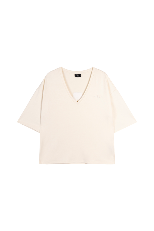 Alix the Label Scuba V-neck Top