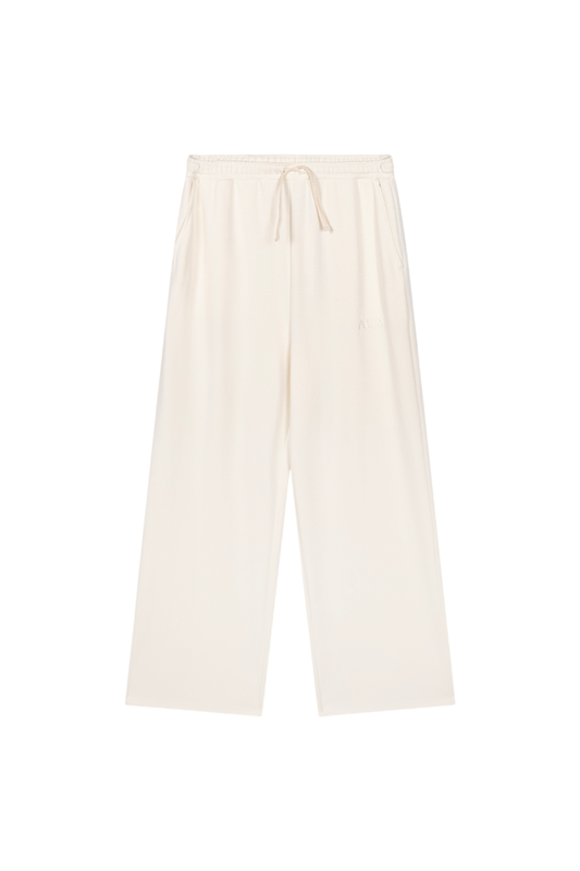 Alix the Label Scuba Wide Leg Pants Cream