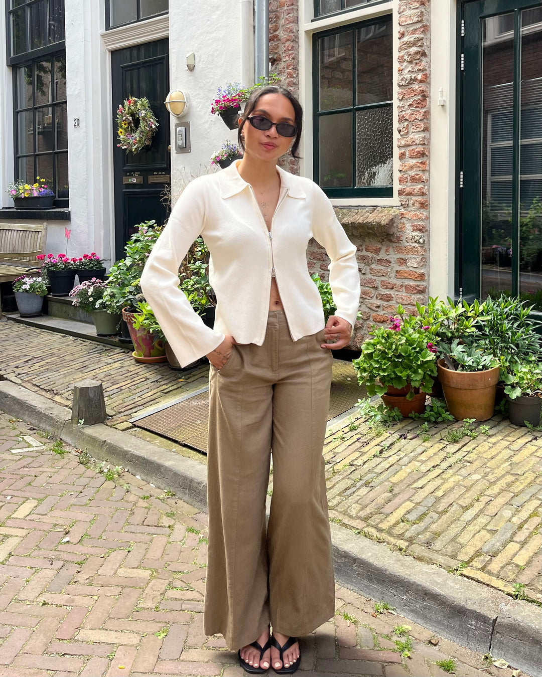Rouge Edit RouSummer Wide Fit Pantalon