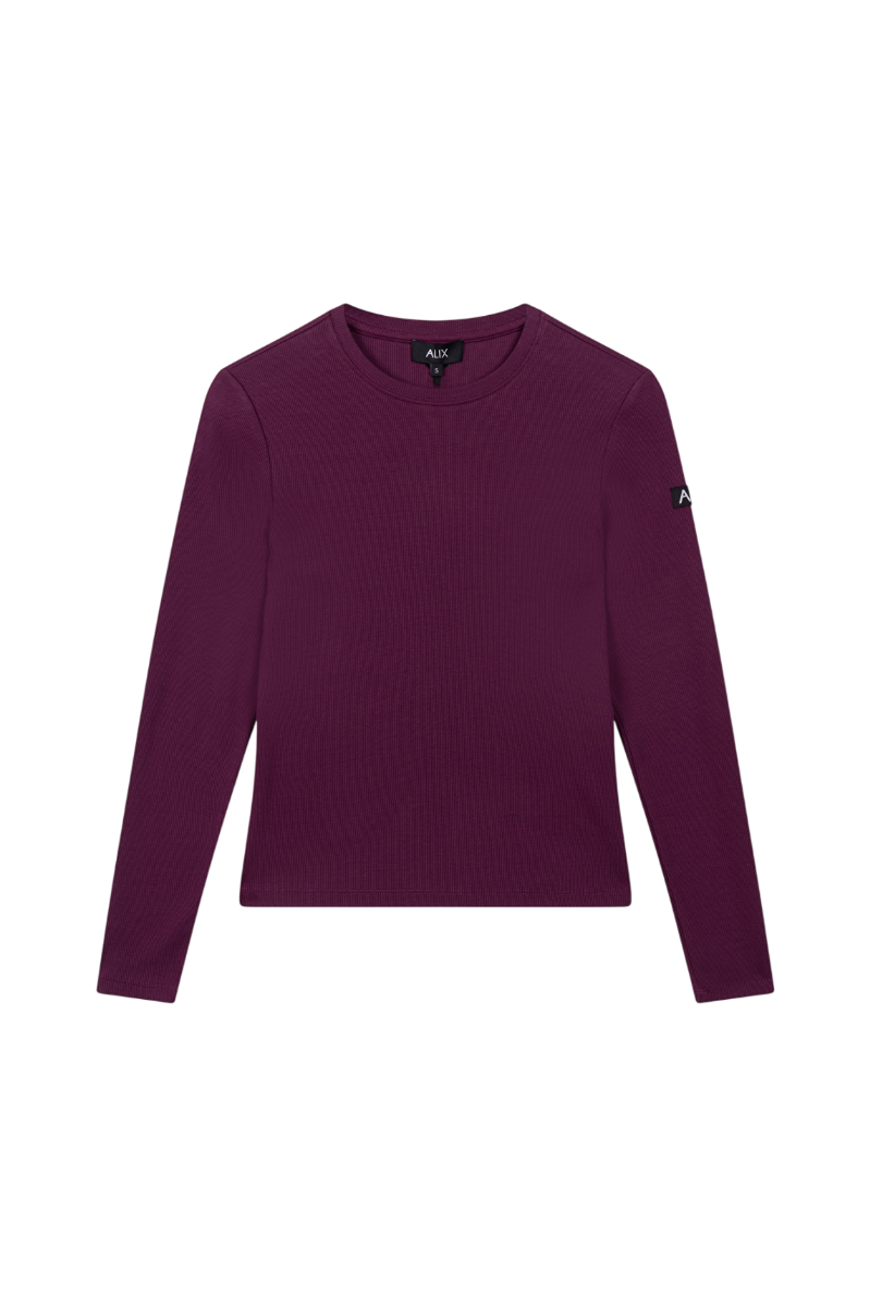 Alix the Label  rib longsleeve t-shirt