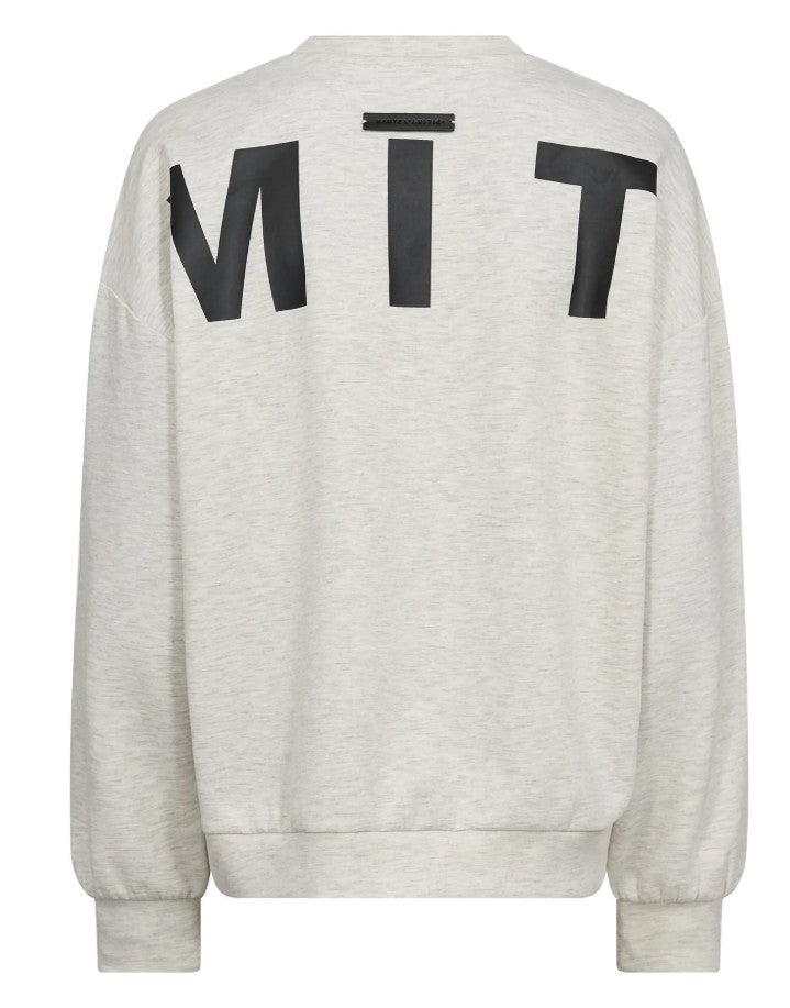 Haute L'amitie maxi split logo sweat