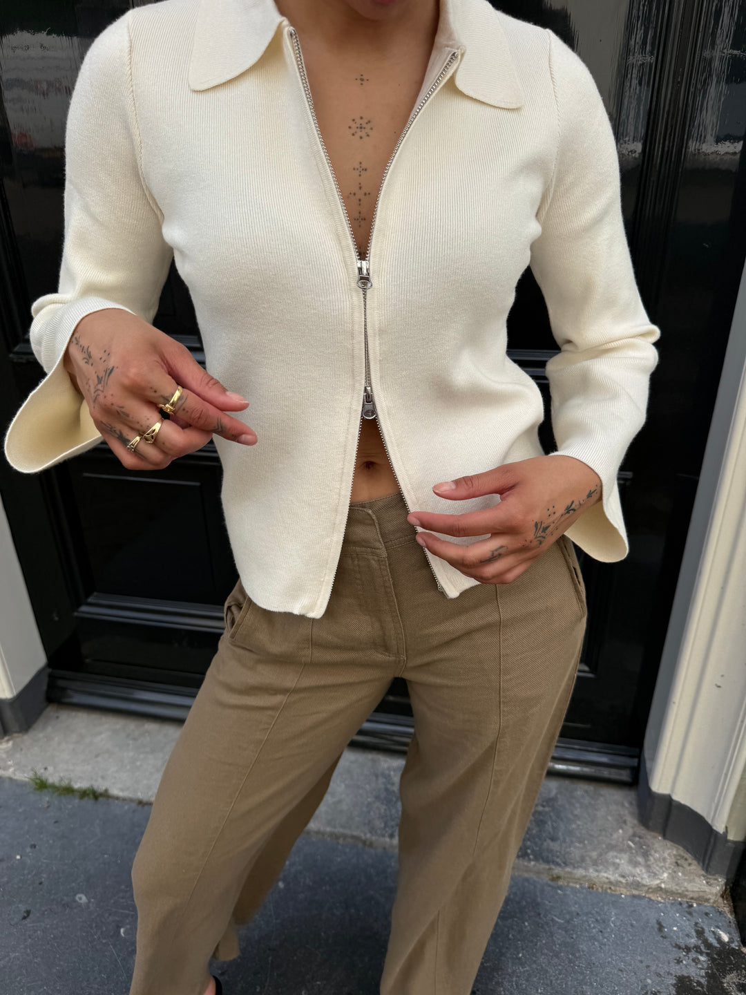 Rouge Edit RouSummer Wide Fit Pantalon