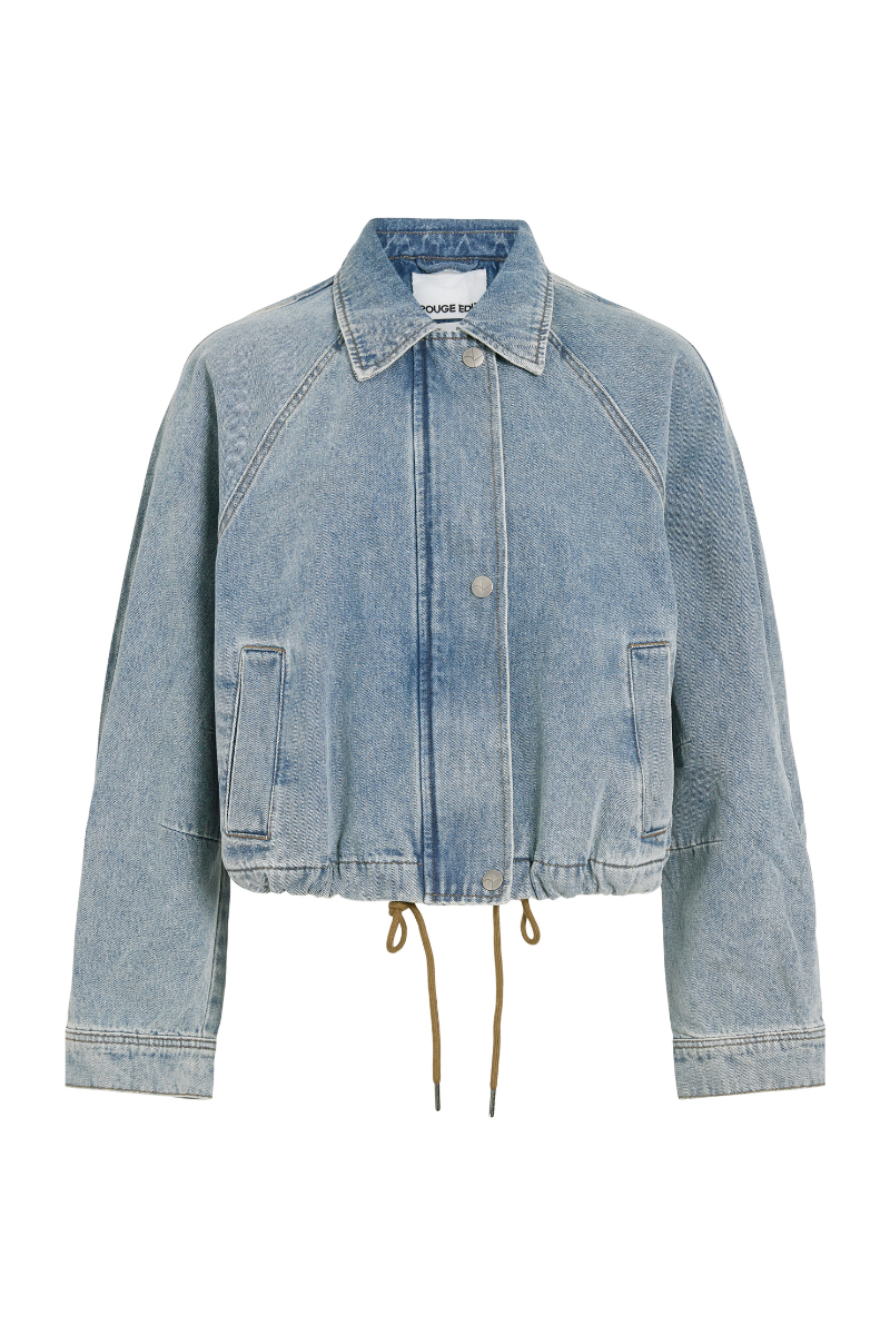 Rouge Edit ROUTIANA L/S DENIM BOMBER JACKET