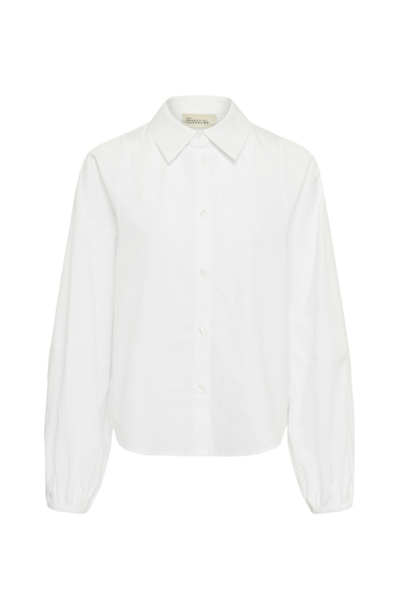 My Essential Wardrobe sunna balloon sleeve shirt