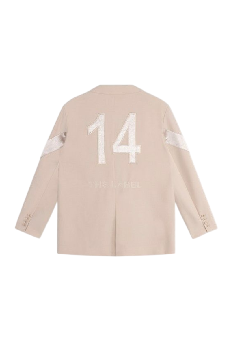 Alix the Label Shiny Panel Blazer