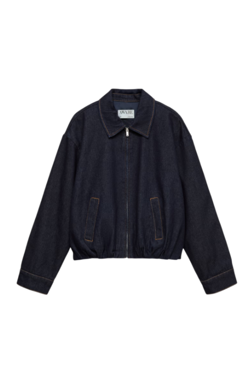 AWARE AWBERRIE BOMBER DENIM JACKET
