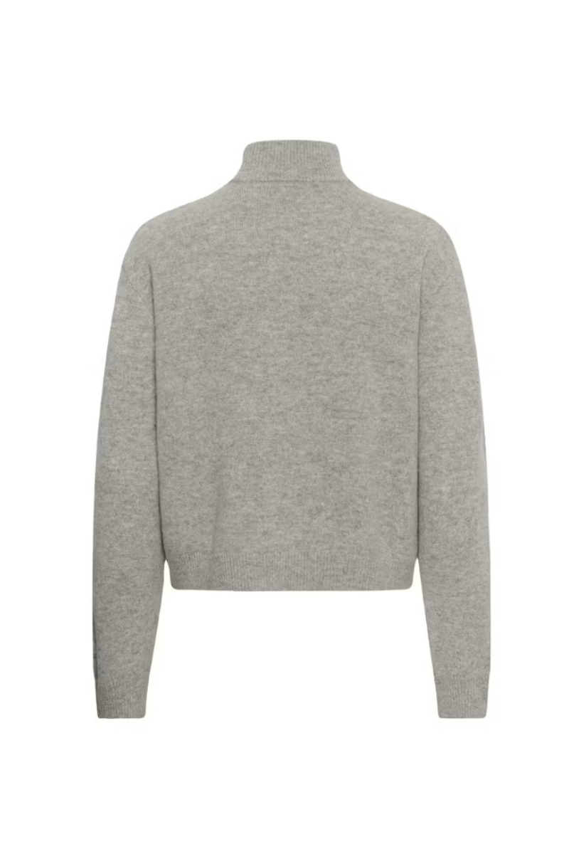 My Essential Wardrobe Tracy knit zip cardigan