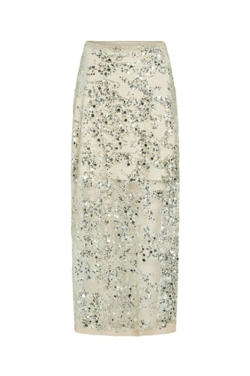 Rouge Edit Rouleona Sequin Maxi-rok