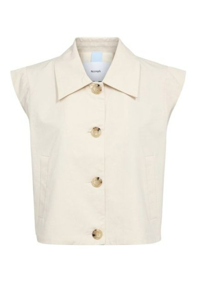 Numph Nusunna Gilet Whitecap Gray