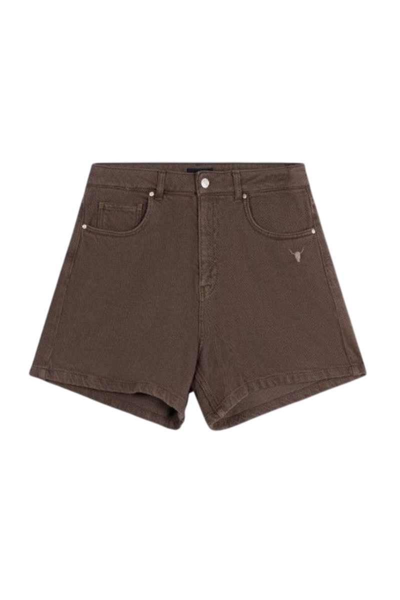 Alix the Label Heavy Twill Shorts Bruin