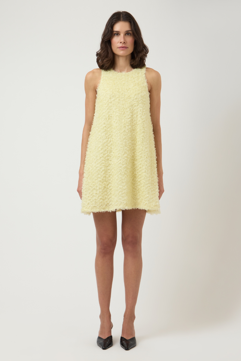 YAS Yascrimo mouwloze mini jurk