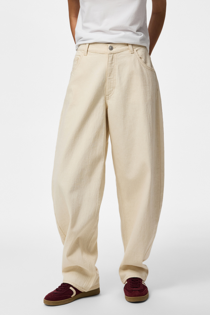 Pieces Grace High Waist Barrel Jeans