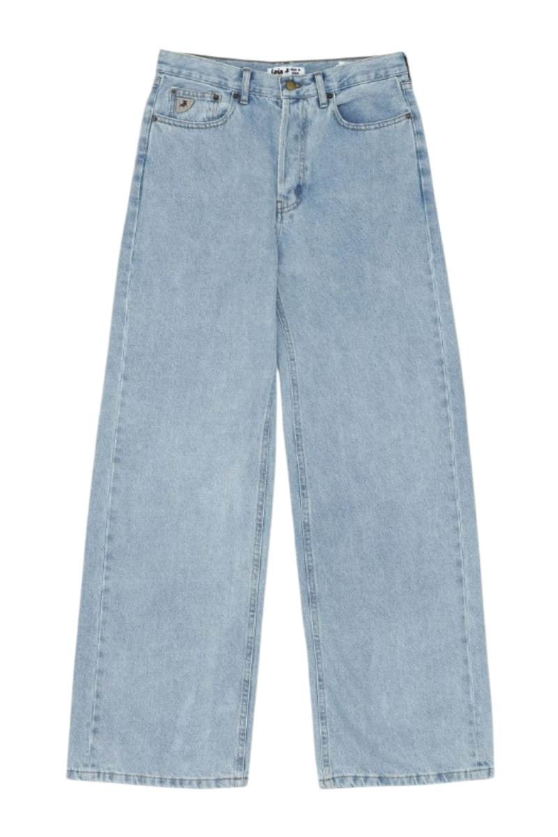 Lois Skater Loose Jeans Bleach
