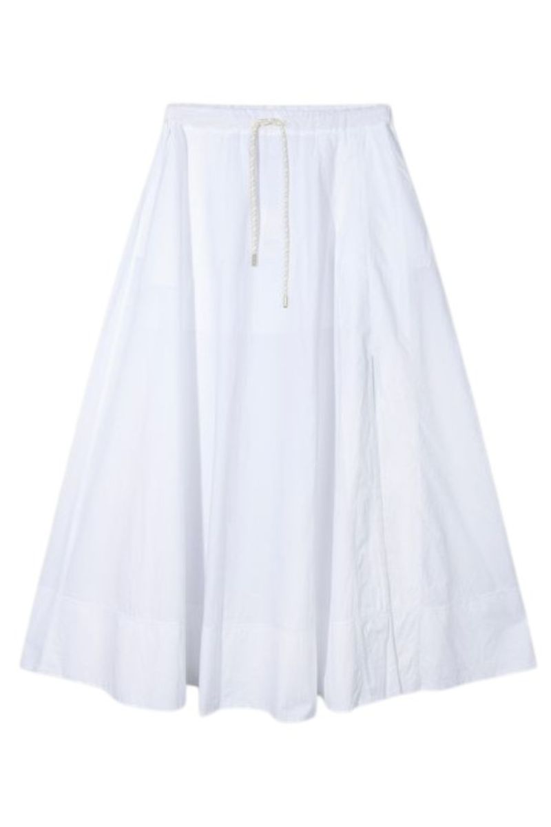 10DAYS Skirt Poplin Wit