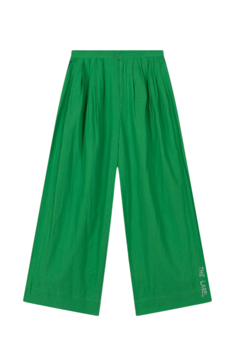 Alix the Label Flowy Wide Pant Bright Green