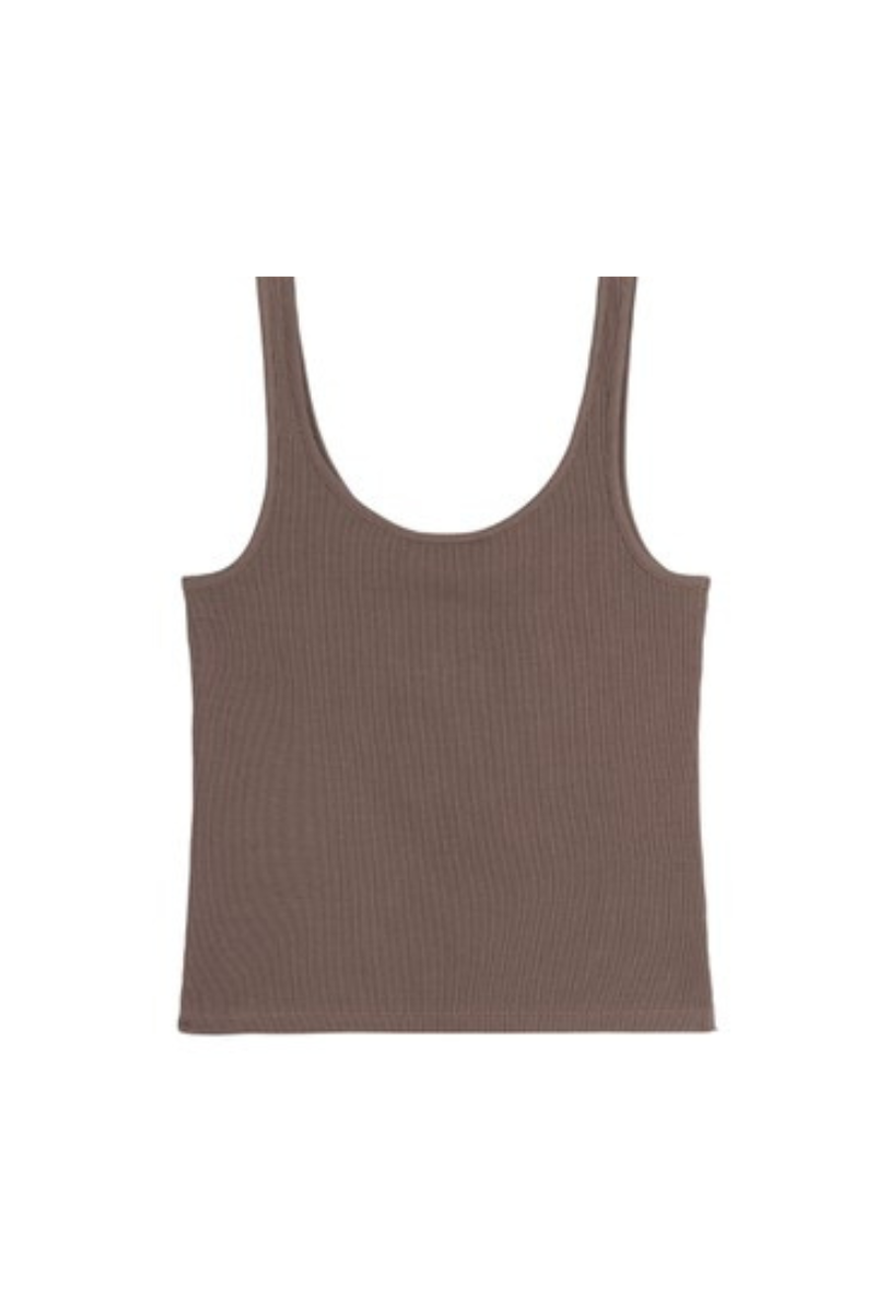 Alix the Label Ladies Knitted Rib Tanktop