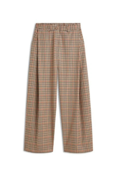 Summum Trousers Check goji berry
