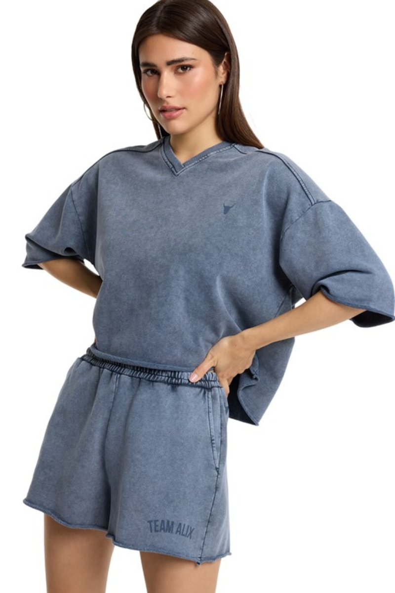 Alix the Label Cut Seam Sweat T-Shirt
