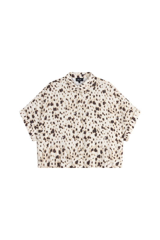 Alix the Label Animal Oversized Blouse