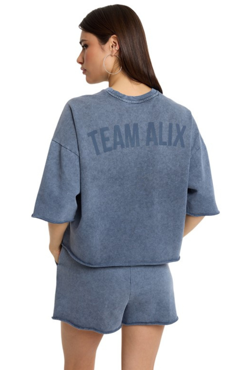 Alix the Label Cut Seam Sweat T-Shirt