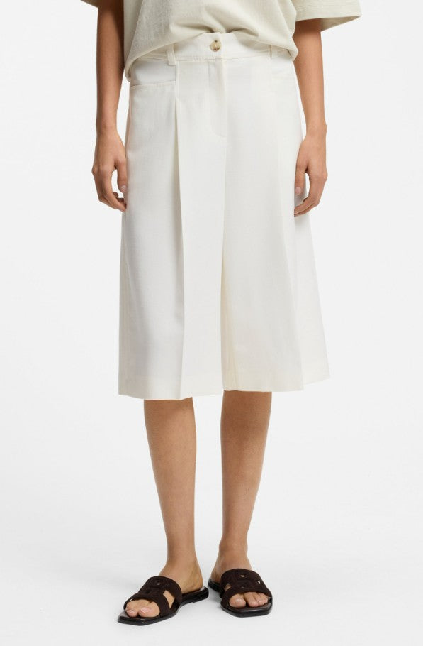 BOSS Talviana Culotte van een stretchkatoenmix