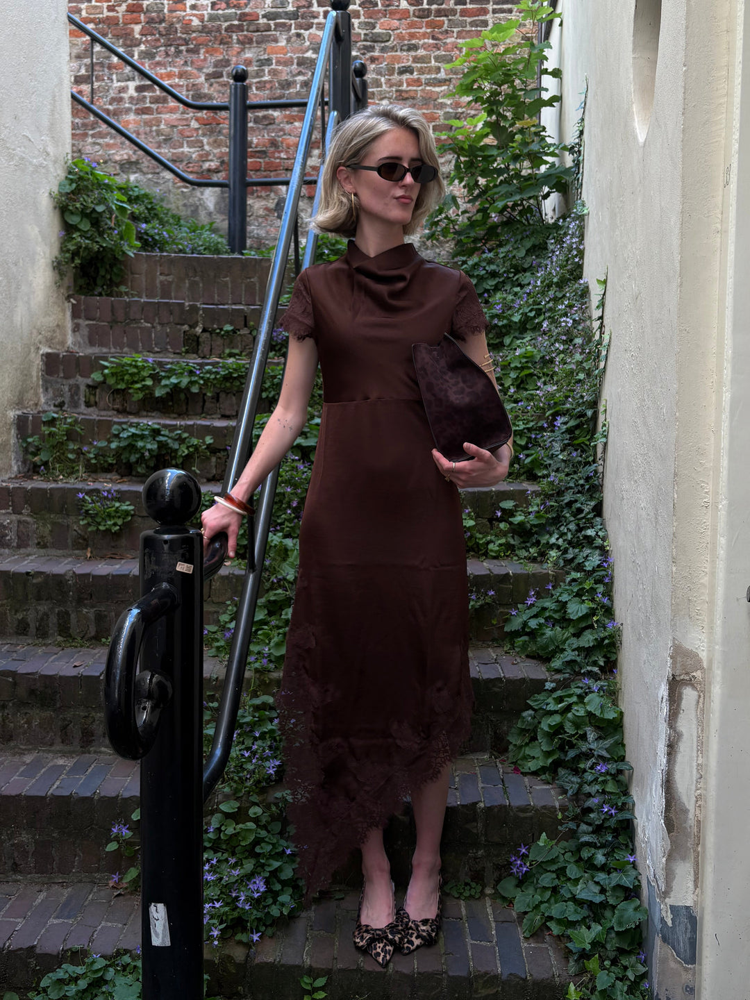 Vero moda jurk VMRITA CS LACE MAXI DRESS WVN EXP