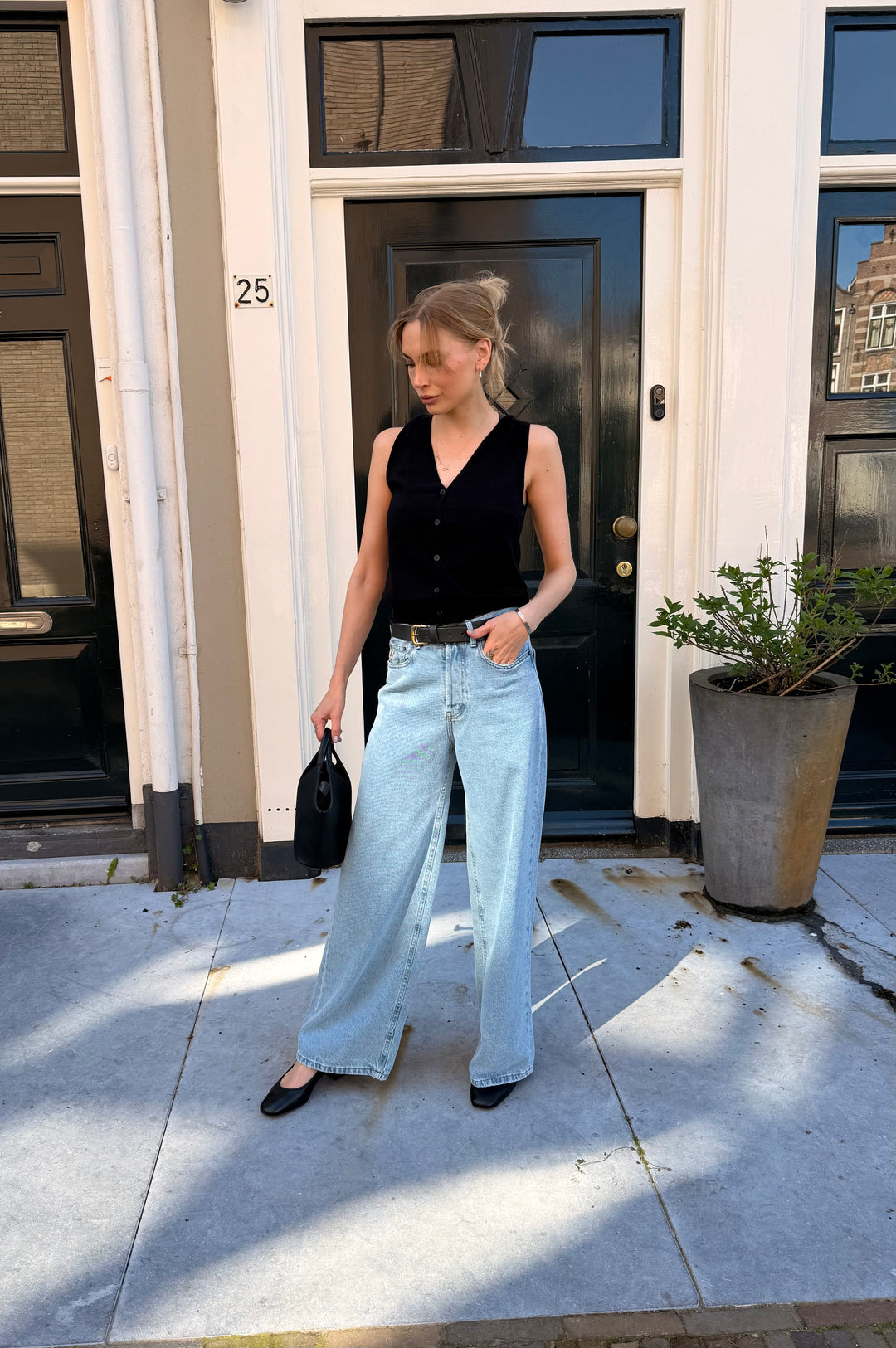 Lois Skater Loose Jeans Bleach