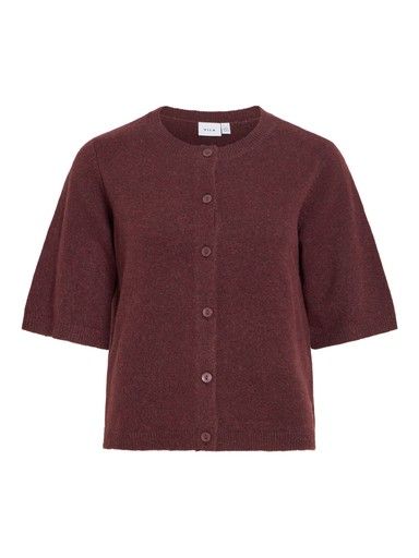 Vila VILIGA 2/4 O-NECK KNIT CARDIGAN - N
